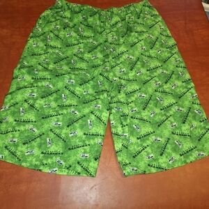 Seattle Seahawks Football Flannel Shorts